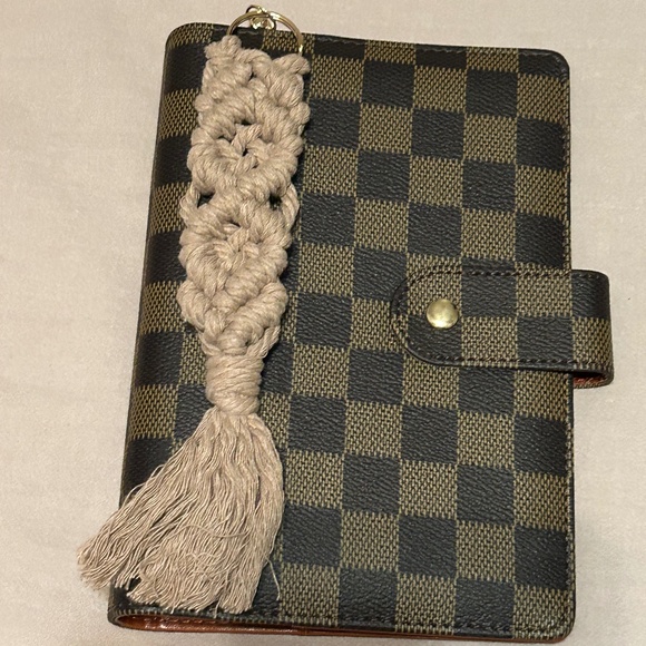 Checkered A6 Planner Cover Bundle | Agenda Organizer - Picture 10 of 12